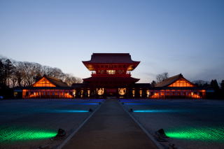 富山県瑞龍寺ライトアップ