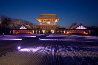 富山県瑞龍寺ライトアップ